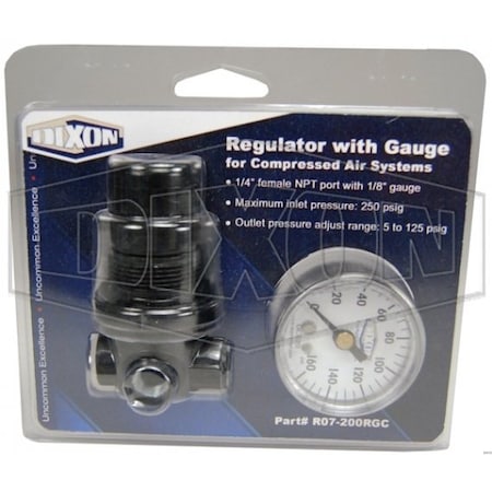 Dixon PNEUMATIC DISPLAY 1/4 in SERIES1 CARDED MINI PND-R07-200RGC